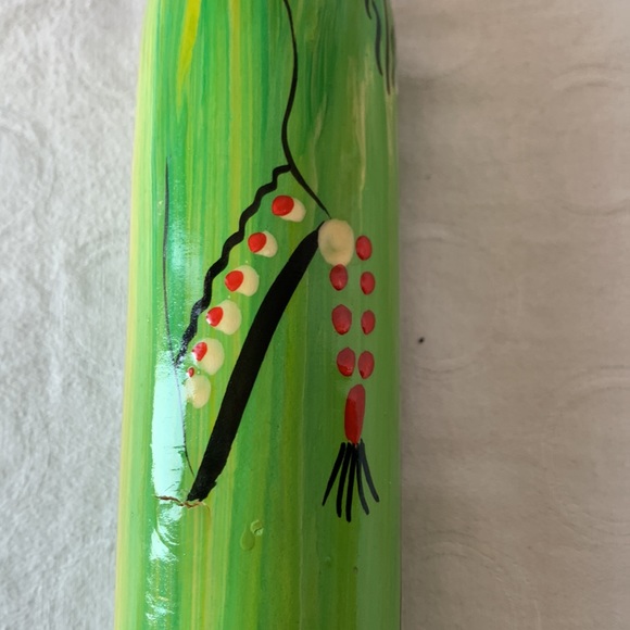 Vintage Hand Painted Wooden Spindle Doll - Picture 8 of 10